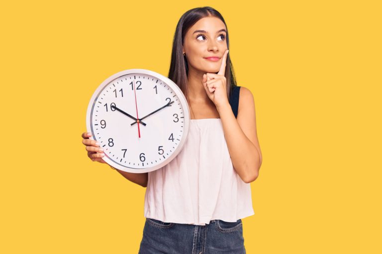 pensando en la hora